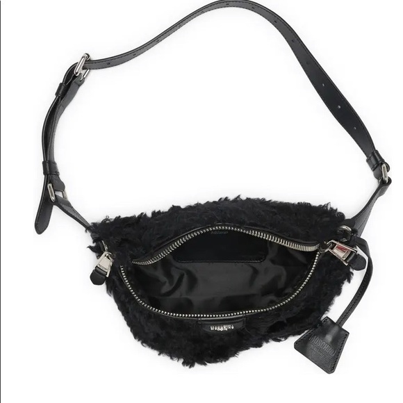 Authentic MOSCHINO Fur/Leather zip belt bag - Picture 6 of 16